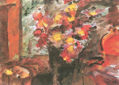 Bloemenstilleven door Lovis Corinth